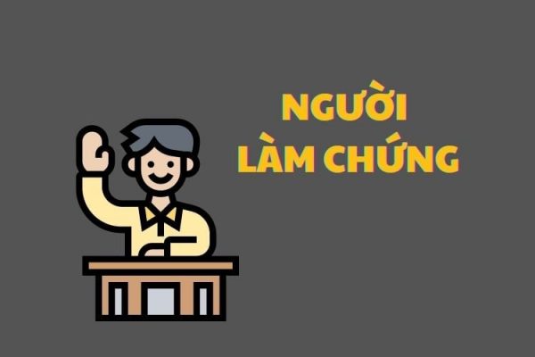 người làm chứng trong văn bản từ chối nhận di sản