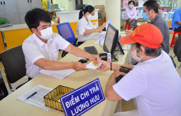 Chi trả gộp lương hưu