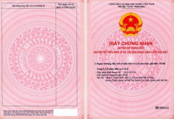 Tiền sử dụng đất khi cấp lại Sổ đỏ
