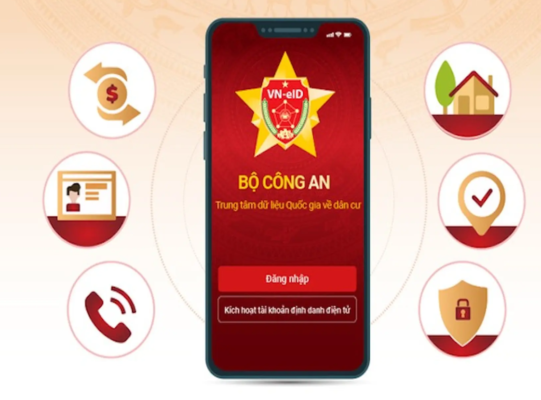 Nhận tiền qua VNeID